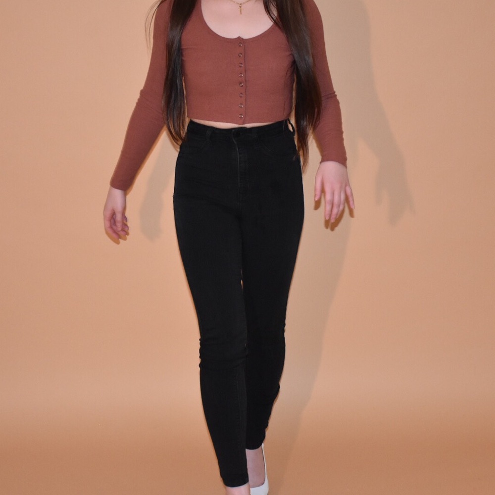 Fashion nova high waisted black jeans - Picture 4 of 6